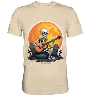 Skeleton Serenade - Premium Shirt Bright Lights Arts