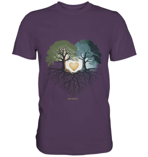 Starke Verbindung: Verwurzelte Liebe und Einheit - Premium Shirt Bright Lights Arts