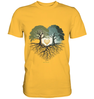 Starke Verbindung: Verwurzelte Liebe und Einheit - Premium Shirt Bright Lights Arts