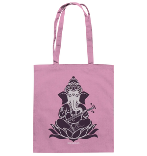 Stilisierte Ganesha-Meditation – Göttliche Harmonie - Baumwolltasche Bright Lights Arts