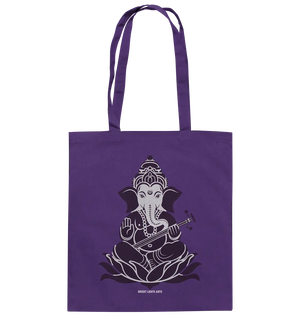 Stilisierte Ganesha-Meditation – Göttliche Harmonie - Baumwolltasche Bright Lights Arts