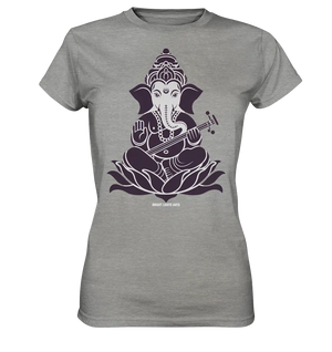 Stilisierte Ganesha-Meditation – Göttliche Harmonie - Ladies Premium Shirt Bright Lights Arts