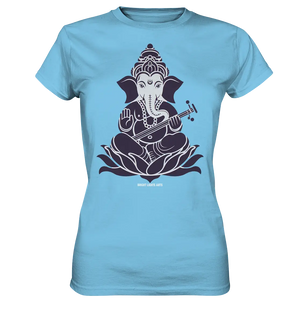 Stilisierte Ganesha-Meditation – Göttliche Harmonie - Ladies Premium Shirt Bright Lights Arts