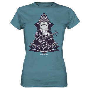 Stilisierte Ganesha-Meditation – Göttliche Harmonie - Ladies Premium Shirt Bright Lights Arts