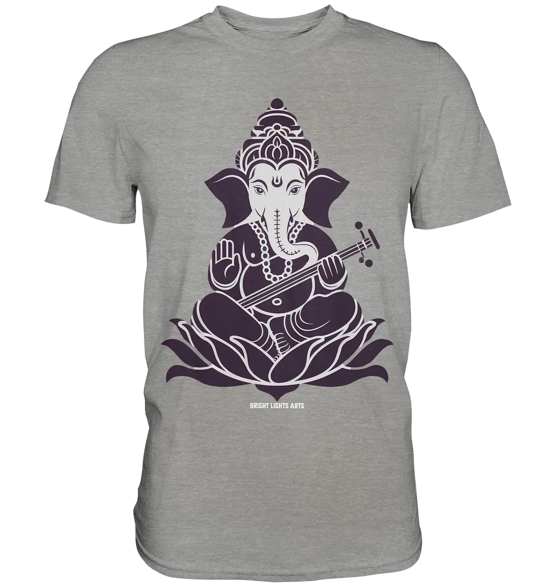 Stilisierte Ganesha-Meditation – Göttliche Harmonie - Premium Shirt Bright Lights Arts