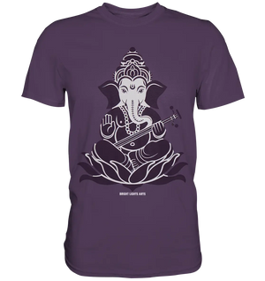 Stilisierte Ganesha-Meditation – Göttliche Harmonie - Premium Shirt Bright Lights Arts