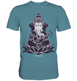 Stilisierte Ganesha-Meditation – Göttliche Harmonie - Premium Shirt Bright Lights Arts