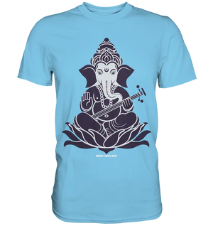 Stilisierte Ganesha-Meditation – Göttliche Harmonie - Premium Shirt Bright Lights Arts