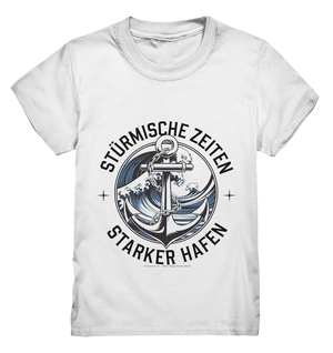 Stürmische Zeiten - Starker Hafen - Kids Premium Shirt Bright Lights Arts