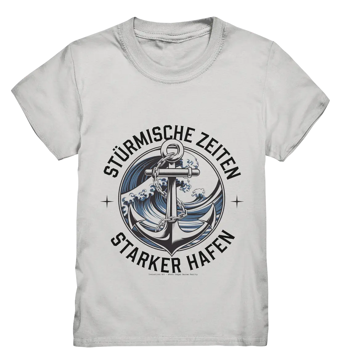 Stürmische Zeiten - Starker Hafen - Kids Premium Shirt Bright Lights Arts