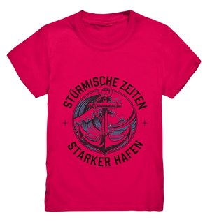 Stürmische Zeiten - Starker Hafen - Kids Premium Shirt Bright Lights Arts