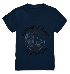 Stürmische Zeiten - Starker Hafen - Kids Premium Shirt Bright Lights Arts
