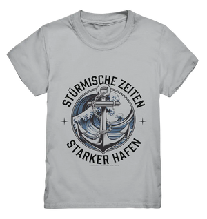 Stürmische Zeiten - Starker Hafen - Kids Premium Shirt Bright Lights Arts
