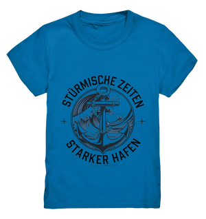 Stürmische Zeiten - Starker Hafen - Kids Premium Shirt Bright Lights Arts