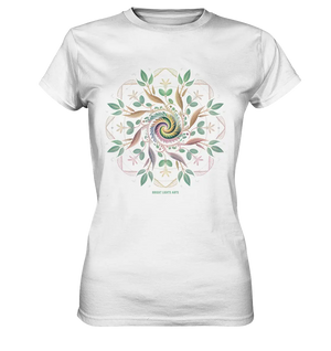 Terra Lumina – Leuchtendes Mandala aus Erde, Licht & Leben - Ladies Premium Shirt Bright Lights Arts