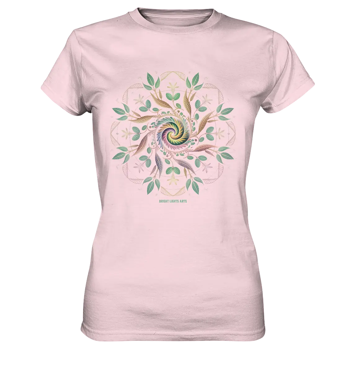 Terra Lumina – Leuchtendes Mandala aus Erde, Licht & Leben - Ladies Premium Shirt Bright Lights Arts