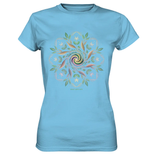 Terra Lumina – Leuchtendes Mandala aus Erde, Licht & Leben - Ladies Premium Shirt Bright Lights Arts