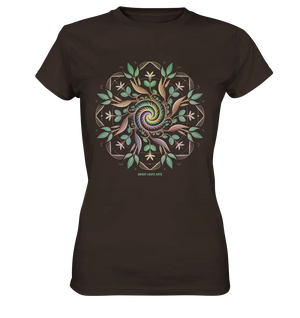 Terra Lumina – Leuchtendes Mandala aus Erde, Licht & Leben - Ladies Premium Shirt Bright Lights Arts