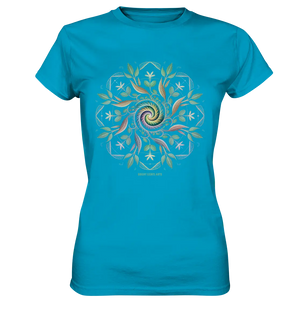 Terra Lumina – Leuchtendes Mandala aus Erde, Licht & Leben - Ladies Premium Shirt Bright Lights Arts