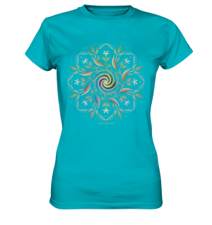 Terra Lumina – Leuchtendes Mandala aus Erde, Licht & Leben - Ladies Premium Shirt Bright Lights Arts