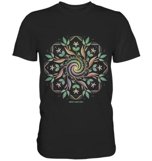 Terra Lumina – Leuchtendes Mandala aus Erde, Licht & Leben - Premium Shirt Bright Lights Arts