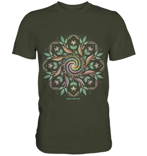 Terra Lumina – Leuchtendes Mandala aus Erde, Licht & Leben - Premium Shirt Bright Lights Arts