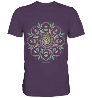Terra Lumina – Leuchtendes Mandala aus Erde, Licht & Leben - Premium Shirt Bright Lights Arts