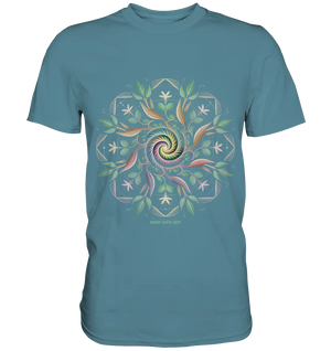 Terra Lumina – Leuchtendes Mandala aus Erde, Licht & Leben - Premium Shirt Bright Lights Arts