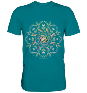 Terra Lumina – Leuchtendes Mandala aus Erde, Licht & Leben - Premium Shirt Bright Lights Arts