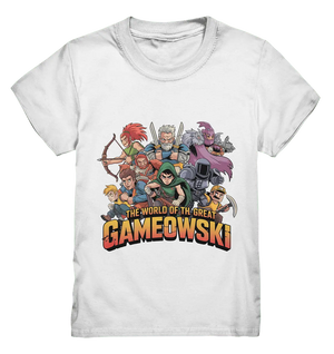 The Great Gameowski – Comic - Gaming - Abenteuer in epischer Farbwelt - Kids Premium Shirt - Bright Lights Arts