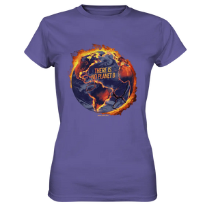 There is no planet B - Ladies Premium Shirt Bright Lights Arts