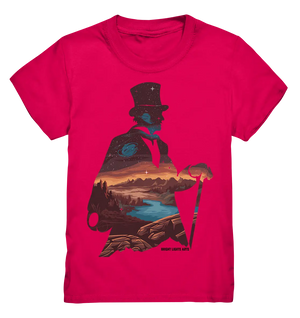 Time Traveler im Zylinderhut - Kids Premium Shirt Bright Lights Arts