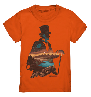 Time Traveler im Zylinderhut - Kids Premium Shirt Bright Lights Arts
