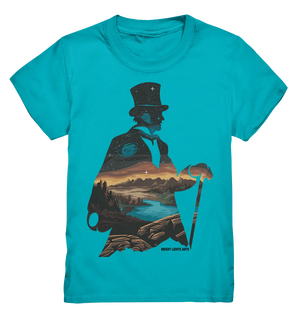 Time Traveler im Zylinderhut - Kids Premium Shirt Bright Lights Arts