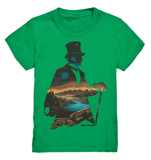 Time Traveler im Zylinderhut - Kids Premium Shirt Bright Lights Arts
