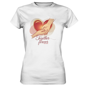 Together Forever - Ladies Premium Shirt Bright Lights Arts
