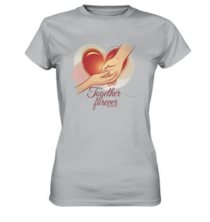 Together Forever - Ladies Premium Shirt Bright Lights Arts