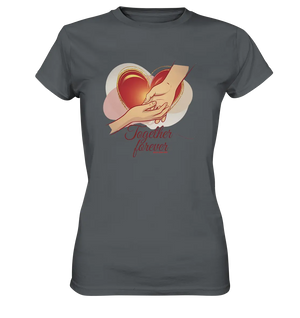 Together Forever - Ladies Premium Shirt Bright Lights Arts