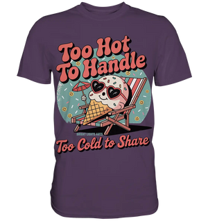 Too Hot to Handle – Eis & Sommerfreude - Premium Shirt Bright Lights Arts