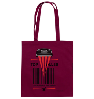 Top Seller Barcode Scanner mit witzigem Spruch Ich scanne schneller als dein Internet - Baumwolltasche Bright Lights Arts
