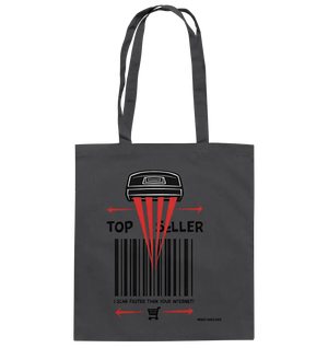 Top Seller Barcode Scanner mit witzigem Spruch Ich scanne schneller als dein Internet - Baumwolltasche Bright Lights Arts