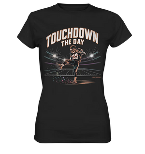Touchdown the Day – Football & Triumph - Ladies Premium Shirt Bright Lights Arts