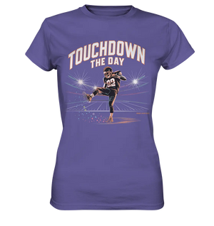 Touchdown the Day – Football & Triumph - Ladies Premium Shirt Bright Lights Arts
