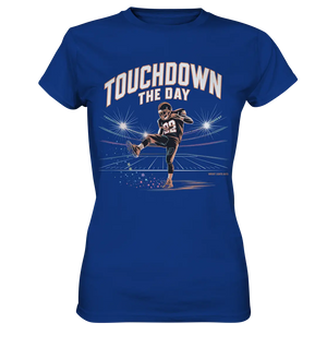 Touchdown the Day – Football & Triumph - Ladies Premium Shirt Bright Lights Arts