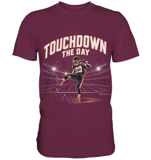 Touchdown the Day – Football & Triumph - Premium Shirt Bright Lights Arts