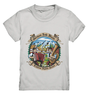 Traditionelle Klänge – Musikanten in den Alpen - Kids Premium Shirt Bright Lights Arts