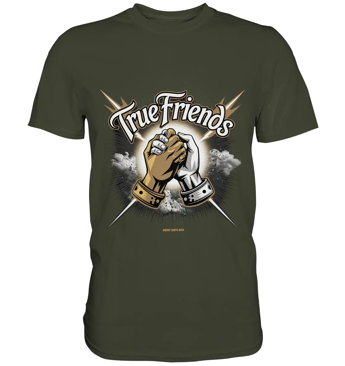 True Friends: Die wahre Bedeutung von Freundschaft - Premium Shirt Bright Lights Arts