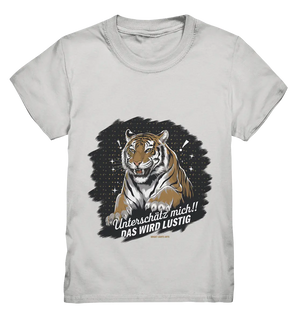 Unterschätz mich! Das wird lustig - Tiger Power - Kids Premium Shirt Bright Lights Arts