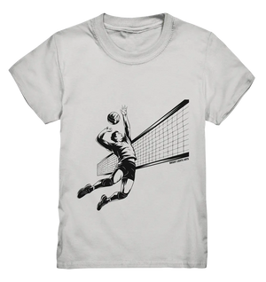 Volleyball-Silhouette Action-Mann - Kids Premium Shirt Bright Lights Arts