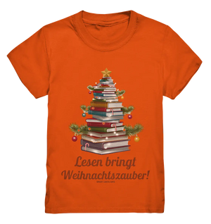 Weihnachtsbaum aus Büchern – Magischer Lesezauber - Kids Premium Shirt Bright Lights Arts